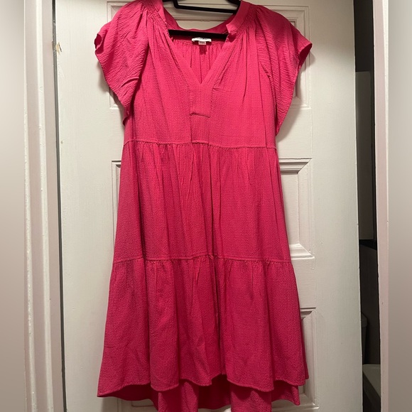 Calvin Klein Bright Prink Dress - Picture 2 of 5